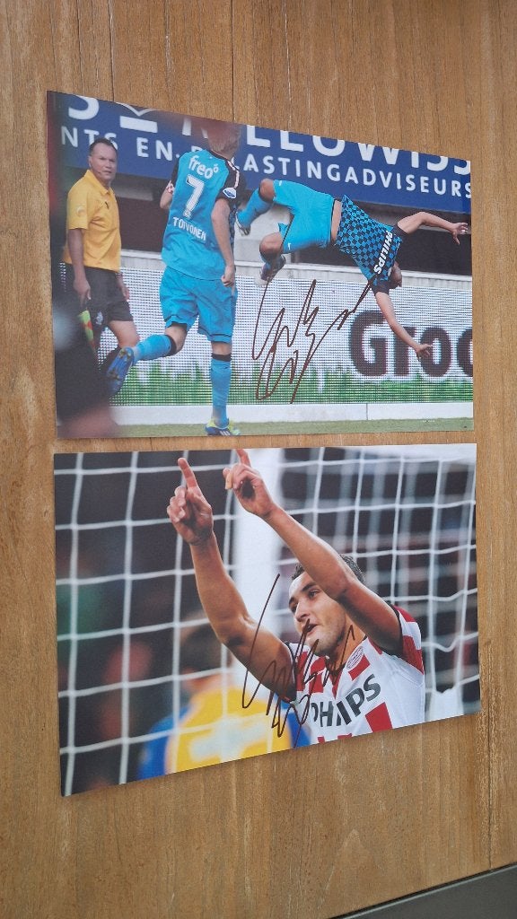 Foto 20x30 cm met handtekening; Zakaria Labyad # PSV, Ophalen of Verzenden, Nieuw, PSV, Overige typen