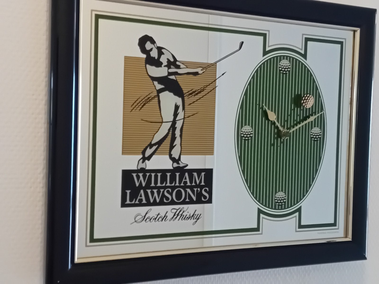 William Lawson's Scotch Whisky Golf Klok, Ophalen of Verzenden