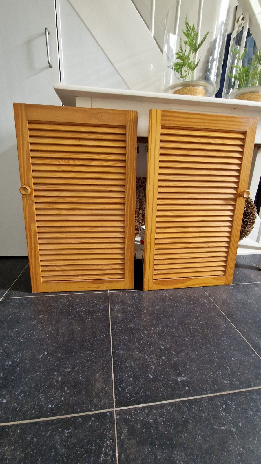 Louvre deurtjes, Gebruikt, Minder dan 80 cm, Overige typen, Minder dan 200 cm