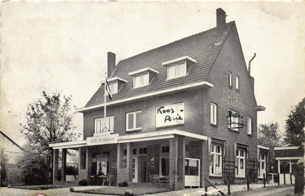 Hotel De Pelikaan, Wylre [L.] - B-keus - 1956 gelopen, Verzamelen, Ophalen of Verzenden, 1940 tot 1960, Gelopen, Noord-Brabant