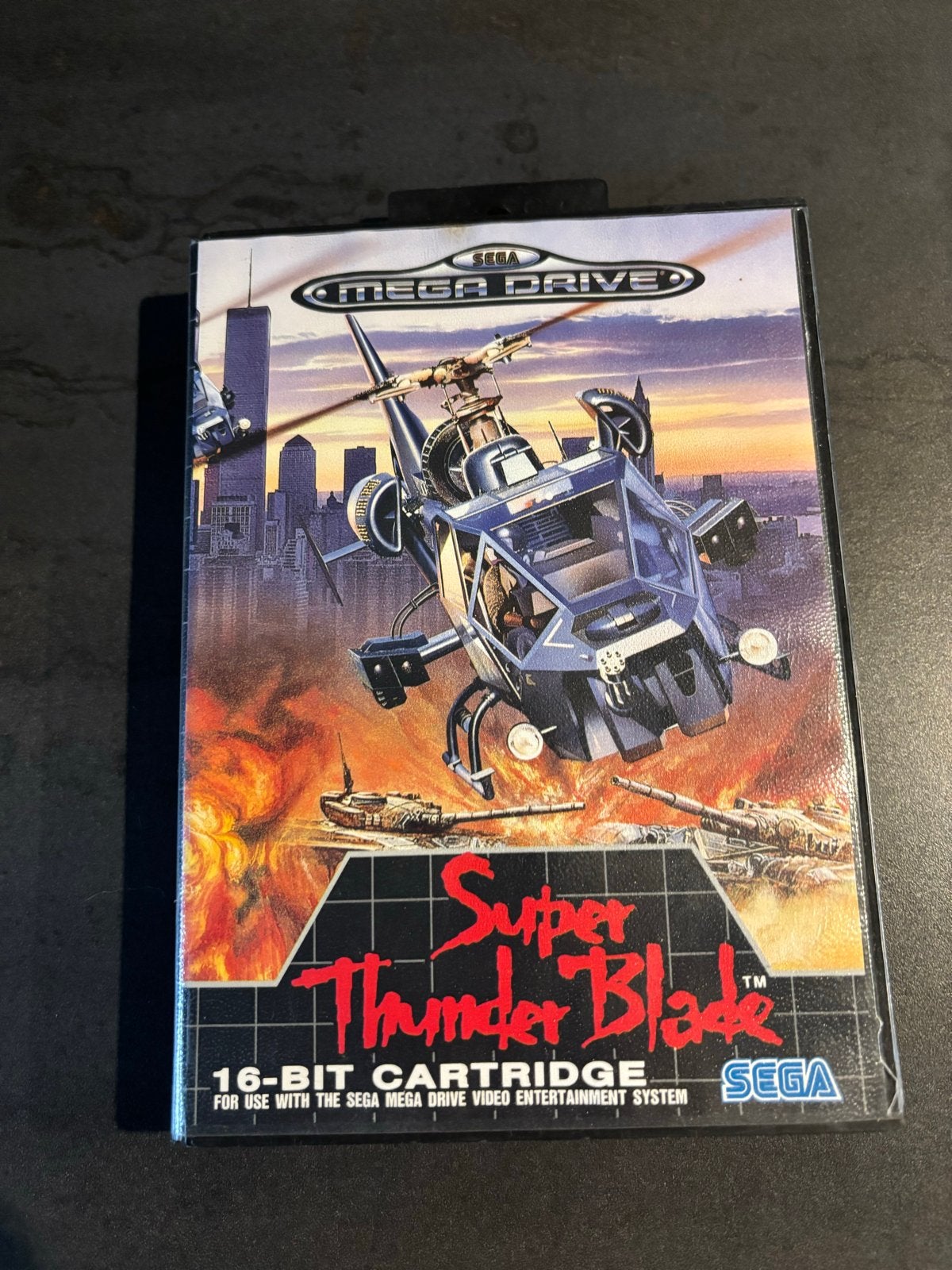 Super Thunder Blade - Sega Mega Drive (Compleet), Spelcomputers en Games, Games | Sega, Gebruikt, Shooter, 1 speler, Ophalen of Verzenden