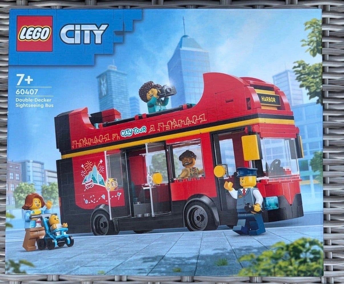 LEGO City 60407 Dubbeldekker Sightseeing Bus Nieuw, Lego, City, Denemarken, Nieuw