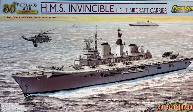 Coelianmodels, Cyber Hobby 7128, Invincible, 1/700, € 29,99, Hobby en Vrije tijd, Ophalen of Verzenden, Nieuw, 1:200 of kleiner