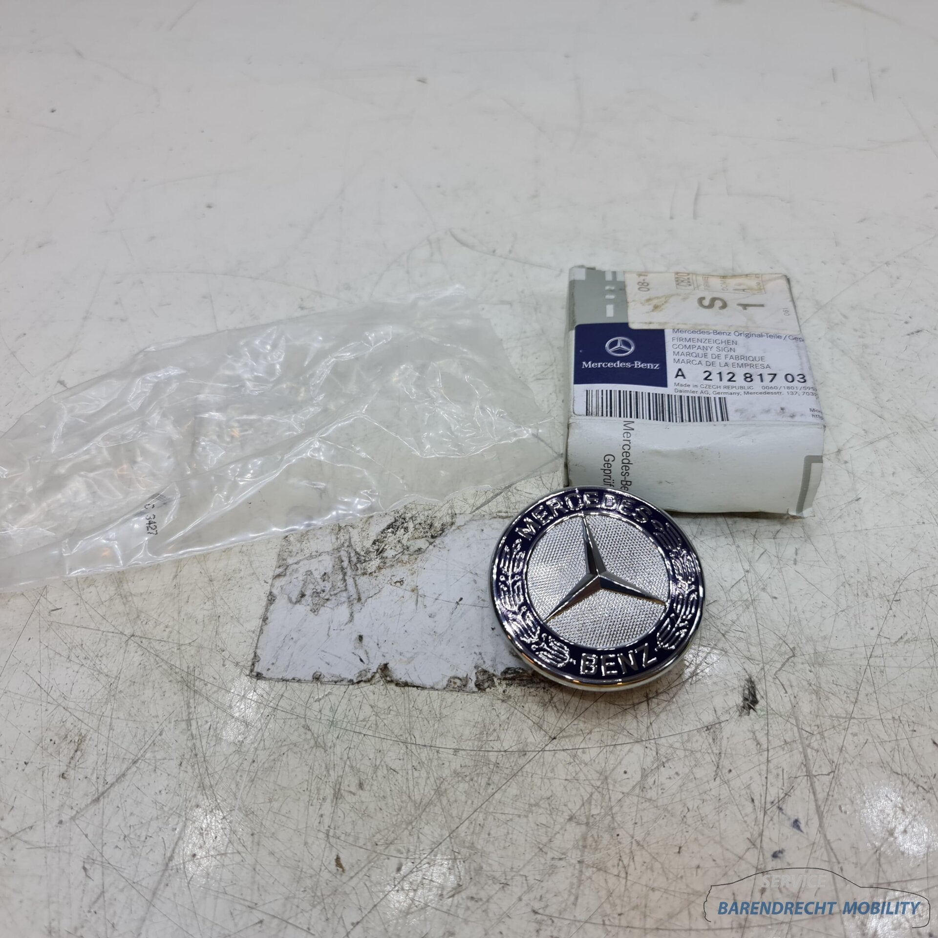 Mercedes motorkap ster zwart NIEUW ongebruikt diverse modell, Gebruikt, Mercedes-Benz AG, Mercedes-Benz, Ophalen of Verzenden