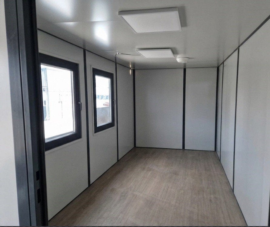 Portocabin FOCO zwart 4*2, Doe-het-zelf en Verbouw, Bouwketen en Schaftketen, Ophalen, Gebruikt