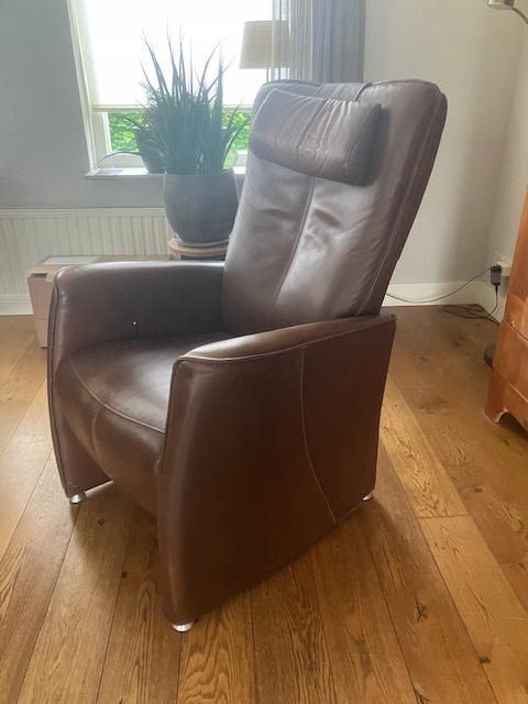relaxstoel, Ophalen, Gebruikt, Minder dan 75 cm, Leer