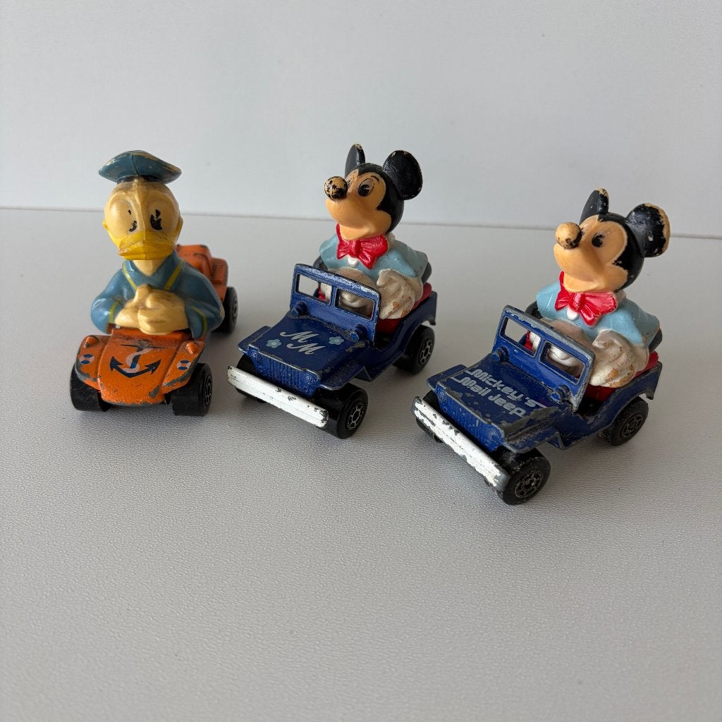 Vintage Matchbox Disney auto's 1979, Ophalen of Verzenden, Overige figuren, Gebruikt, Beeldje of Figuurtje