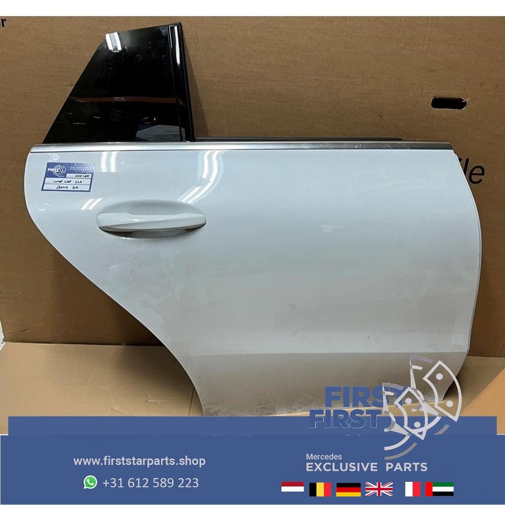 W118 C118 X118 CLA DEUR PORTIER WIT COMPLEET RECHTSACHTER Me, Auto-onderdelen, Gebruikt, -, Deur, Achter