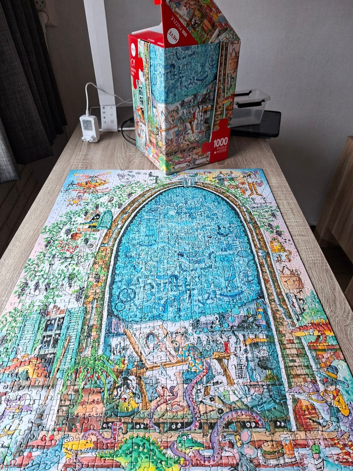 Heye puzzels, Ophalen of Verzenden, 500 t/m 1500 stukjes, Zo goed als nieuw