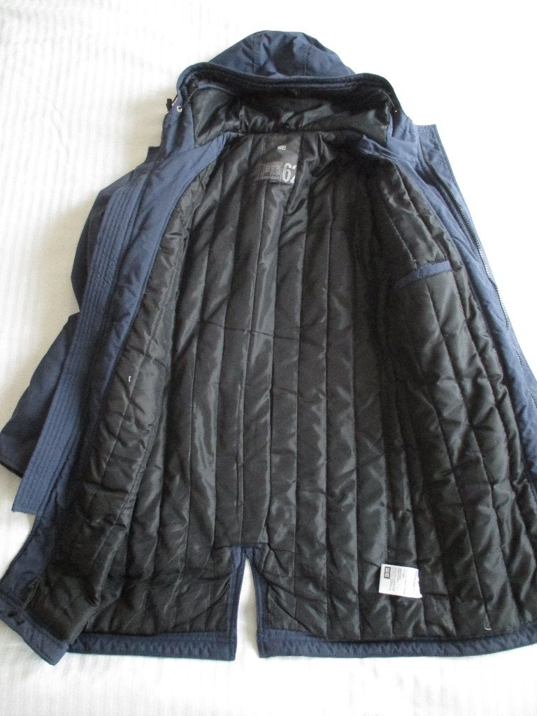 Winterjas "We-Fashion", Blauw, Ophalen of Verzenden, Zo goed als nieuw, WE Fashion