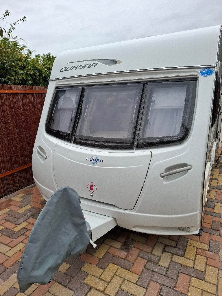 Super Mooie LUNAR QUASAR 452 met Mover en Voortent Dorema, Overige merken, Standaardzit, Oven, Particulier