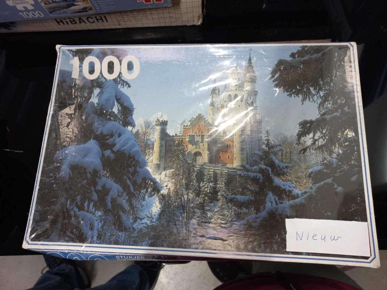 Nieuw 1000 stukjes puzzel - Kasteel in de sneeuw, Ophalen, Nieuw