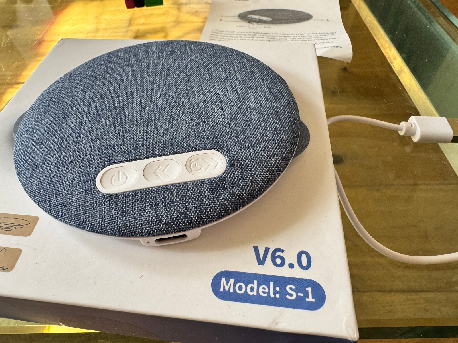 Platte bluetoothspeaker ook white noise, Ophalen of Verzenden, Minder dan 60 watt, Overige typen, Overige merken