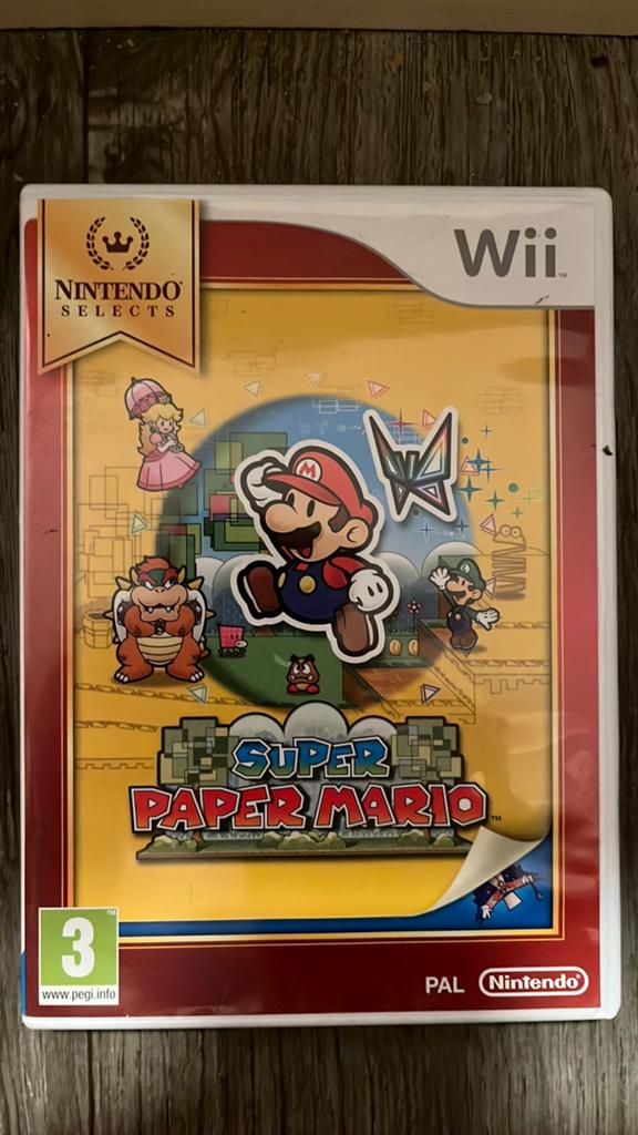 Wii game super paper mario, Spelcomputers en Games, Overige genres, 1 speler, Ophalen of Verzenden, Zo goed als nieuw