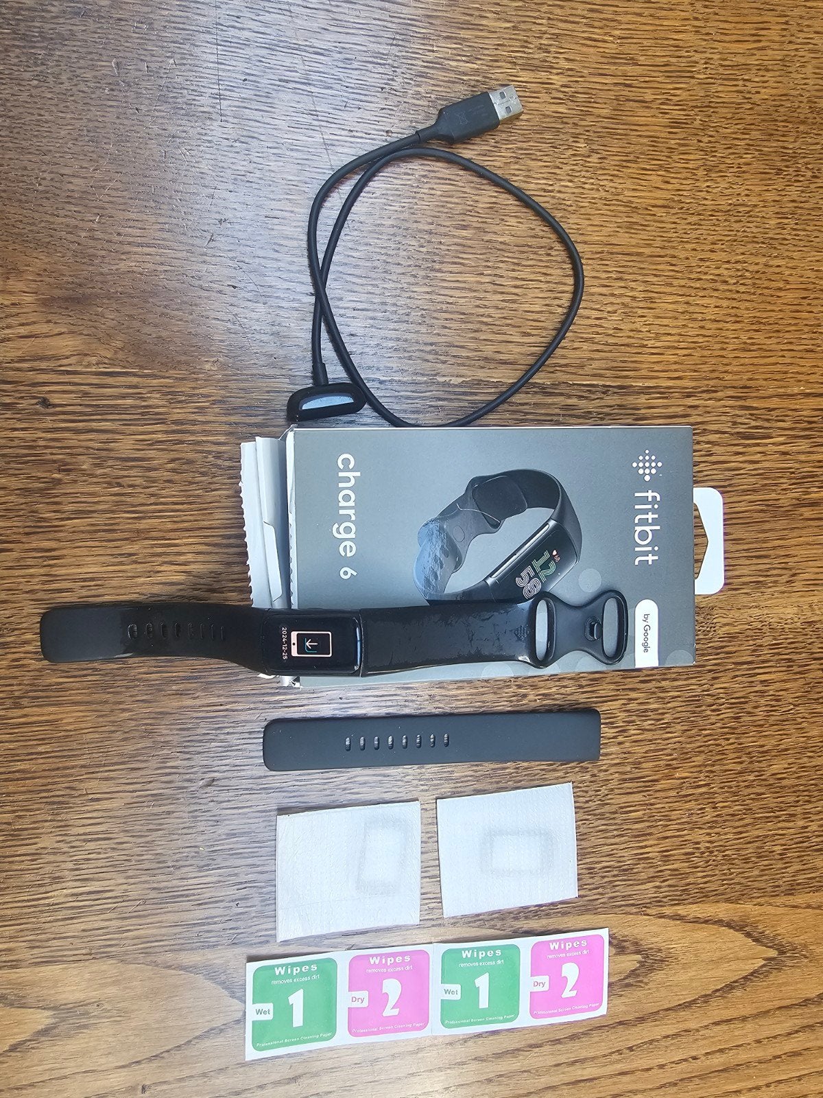 Fitbit Charge 6 Activity Tracker Zwart, Zwart, Ophalen of Verzenden, Zo goed als nieuw, Fitbit
