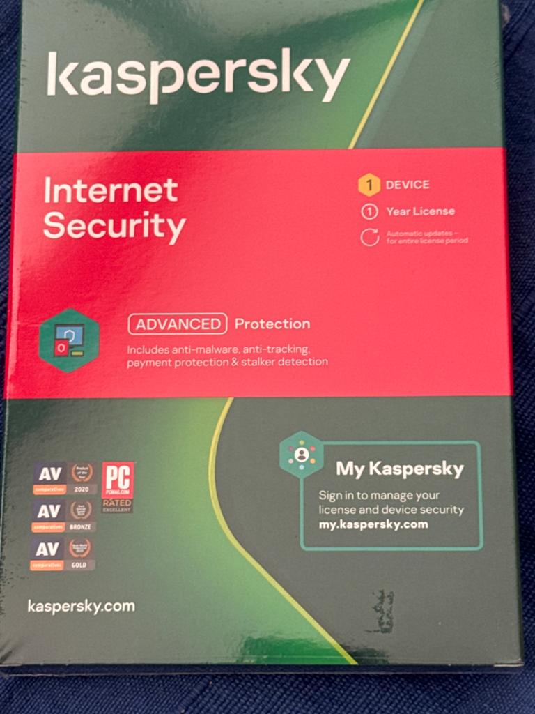 Kaspersky Internet Security - 2* een device, 1 jaar licentie, Computers en Software, Ophalen of Verzenden, Nieuw, MacOS