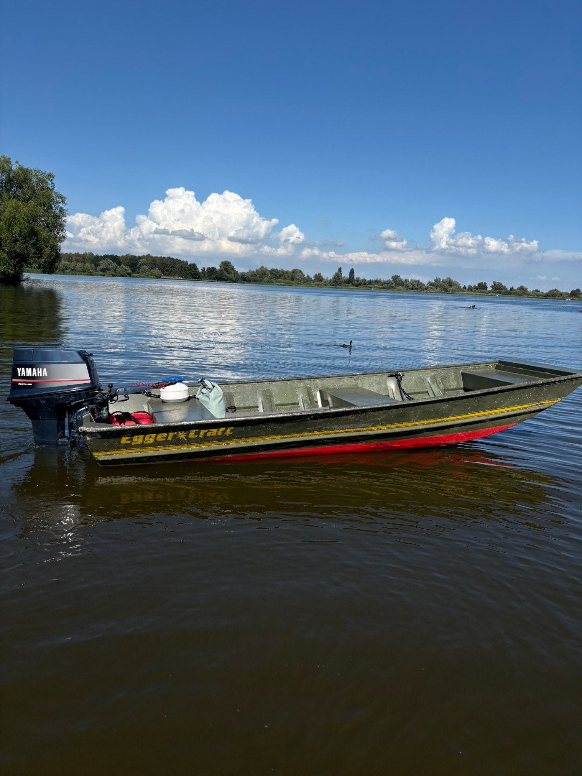 Eggercraft/xpress 1440, Ophalen, Aluminium, Zo goed als nieuw, Buitenboordmotor