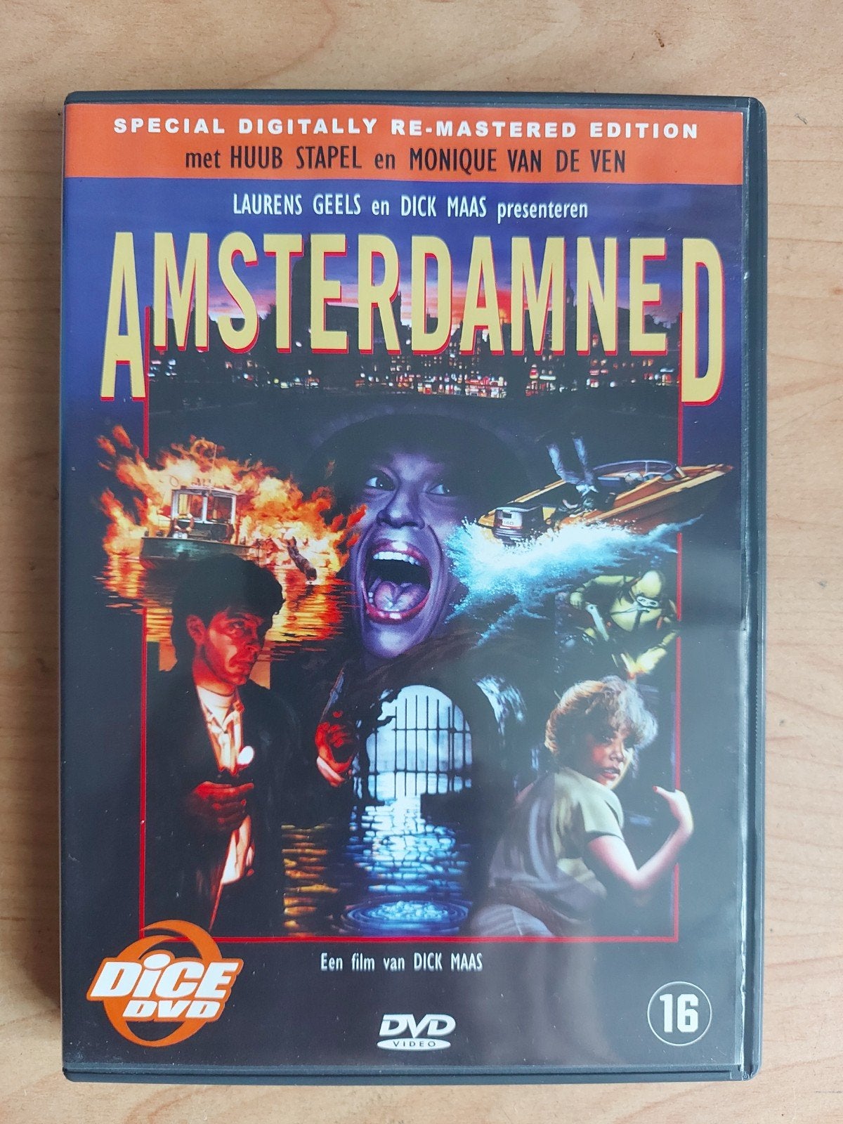 Amsterdamned - 1987 van Dick Maas, Alle leeftijden, Ophalen of Verzenden, Zo goed als nieuw, Komedie
