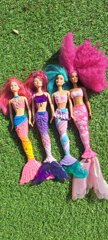 Zeemeermin barbies mattel, Ophalen, Gebruikt, Barbie