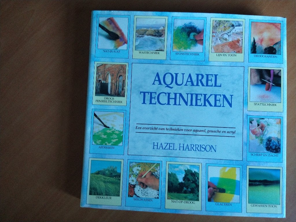 Aquareltechnieken. Harrison, Hazel, Boeken, Ophalen of Verzenden, Zo goed als nieuw, Overige onderwerpen