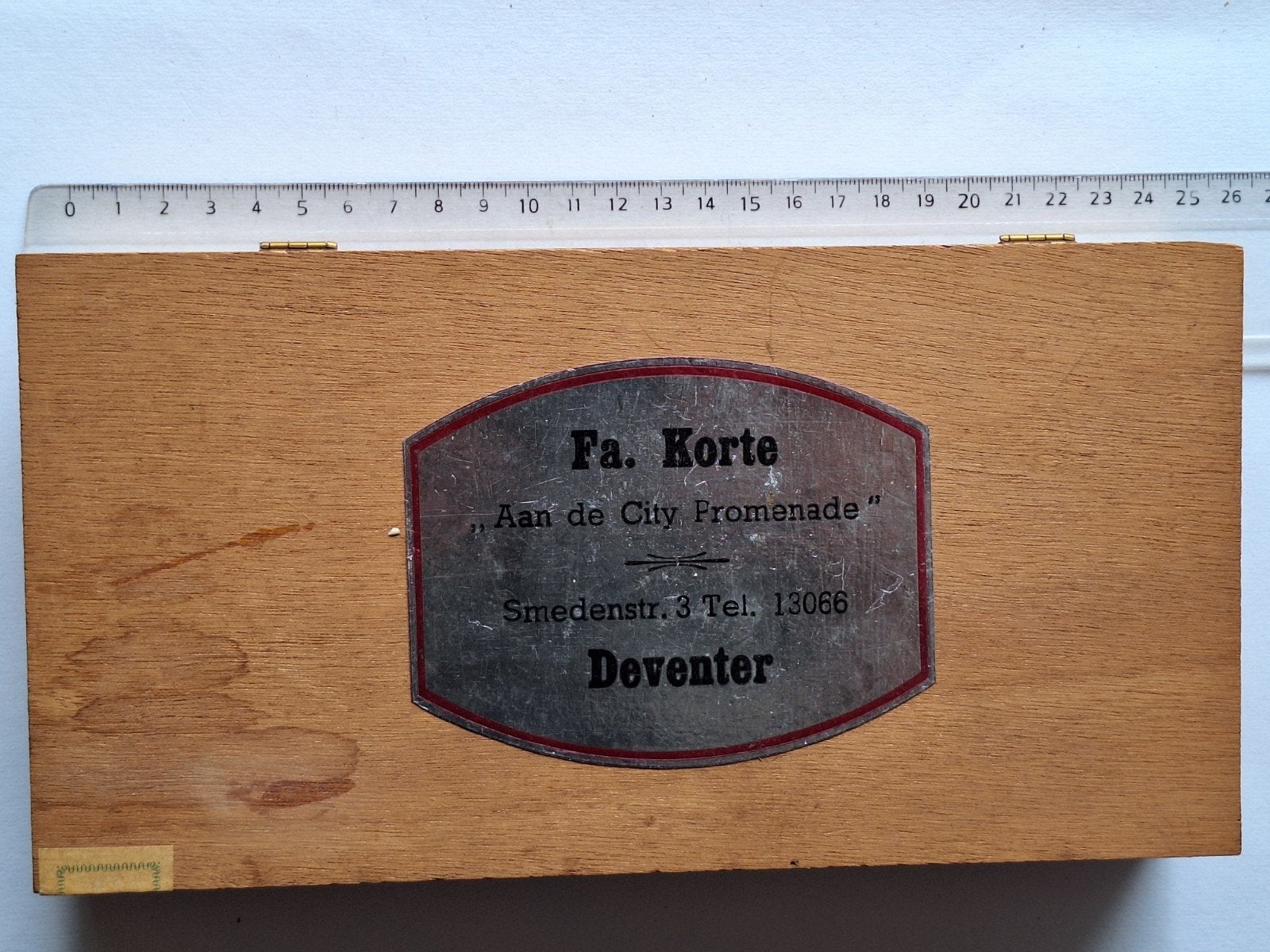 Sigarendoosje  Korte, Ophalen of Verzenden, Sigarenbandjes