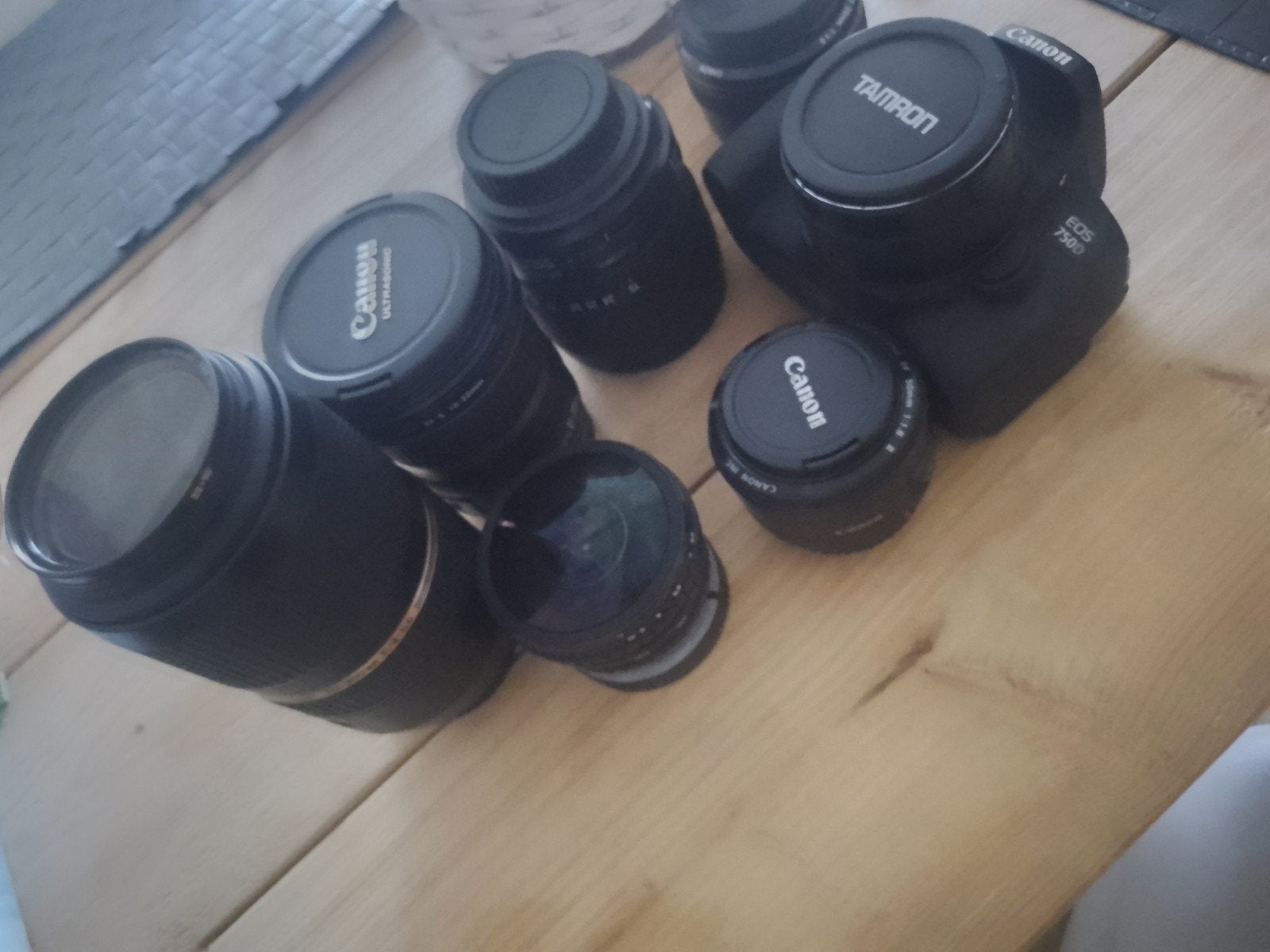 Canon EOS 750D met diverse lenzen en accessoires, Audio, Tv en Foto, Fotografie | Lenzen en Objectieven, Ophalen of Verzenden