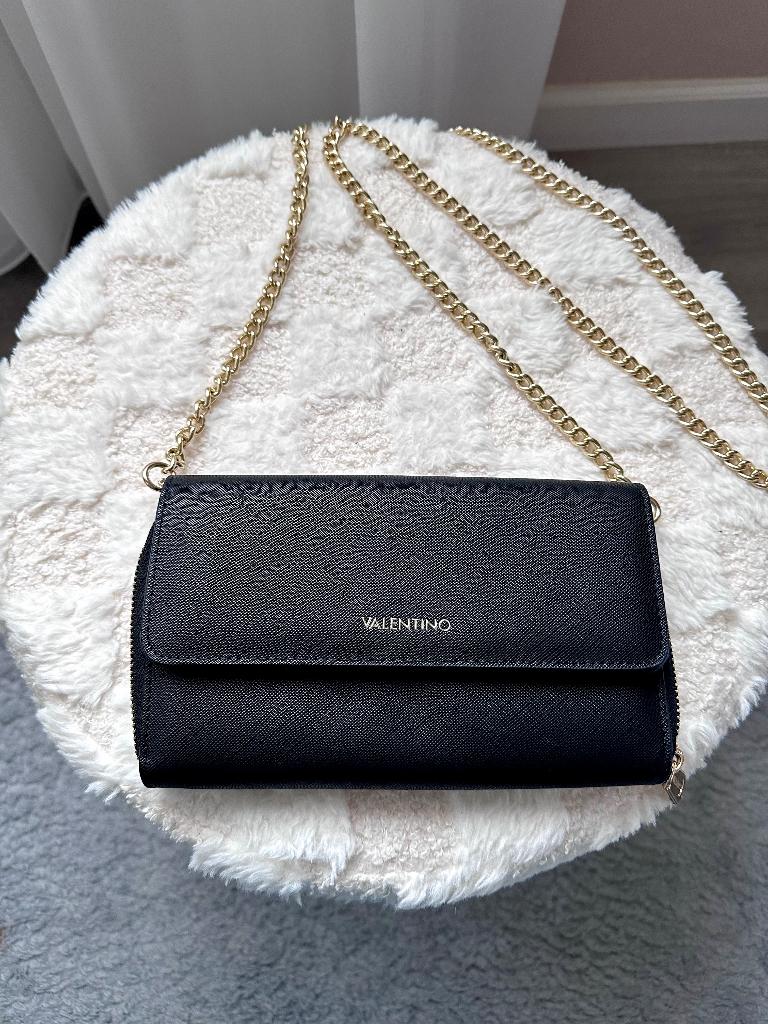 Valentino wallet bag, Verzenden, Nieuw, Zwart, Avondtasje