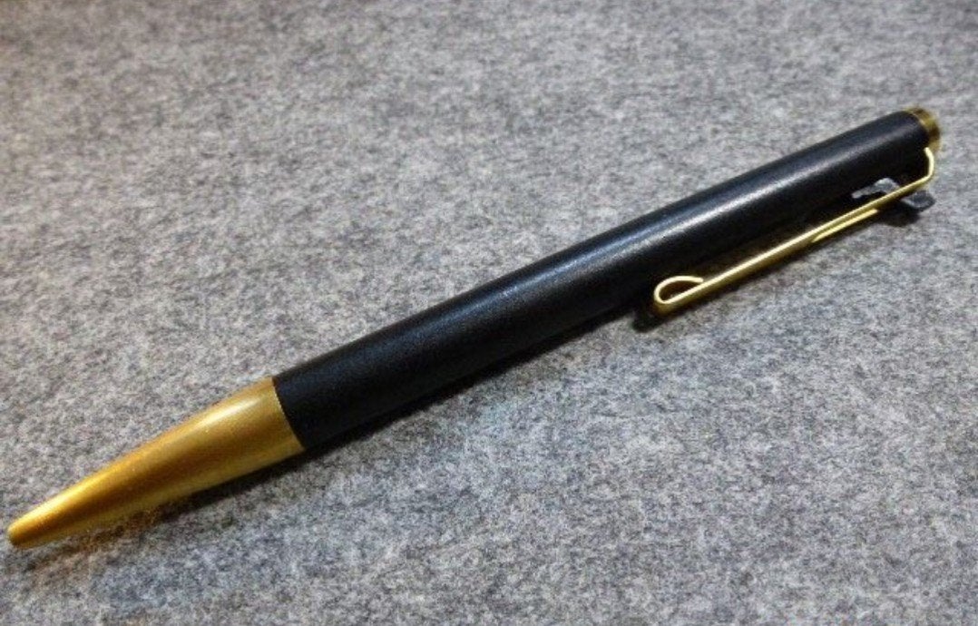 Montblanc Ballpix No 784 Zwart Goud - Uitstekende Staat, Verzamelen, Pennenverzamelingen, Balpen, Met doosje, Ophalen of Verzenden
