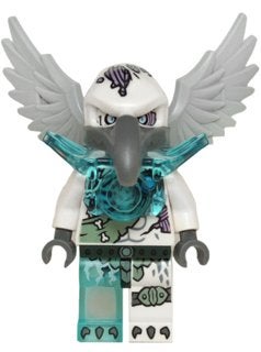 LEGO LEGENDS OF CHIMA loc107 Voom Voom - Trans-Light Blue, Gebruikt, Overige thema's, Lego, Ophalen of Verzenden