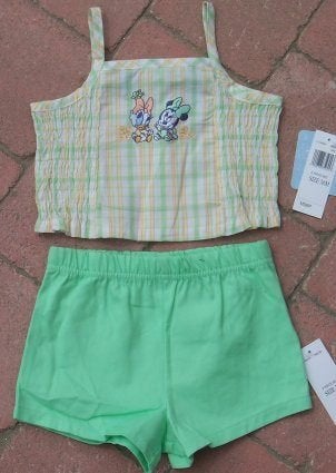 2-delig Disney zomersetje maat 62 NIEUW (2183) a, Kinderen en Baby's, Babykleding | Maat 62, Disney, Meisje, Nieuw, Ophalen of Verzenden