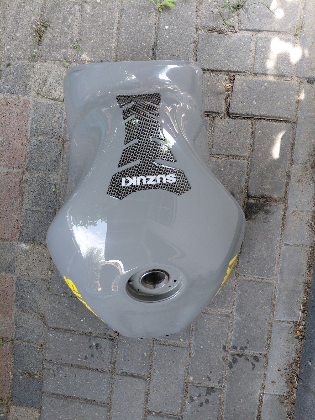 Suzuki Hayabusa Gen 1 (1999) Brandstoftank - Grijs, Motoren, Onderdelen | Overige, Ophalen of Verzenden