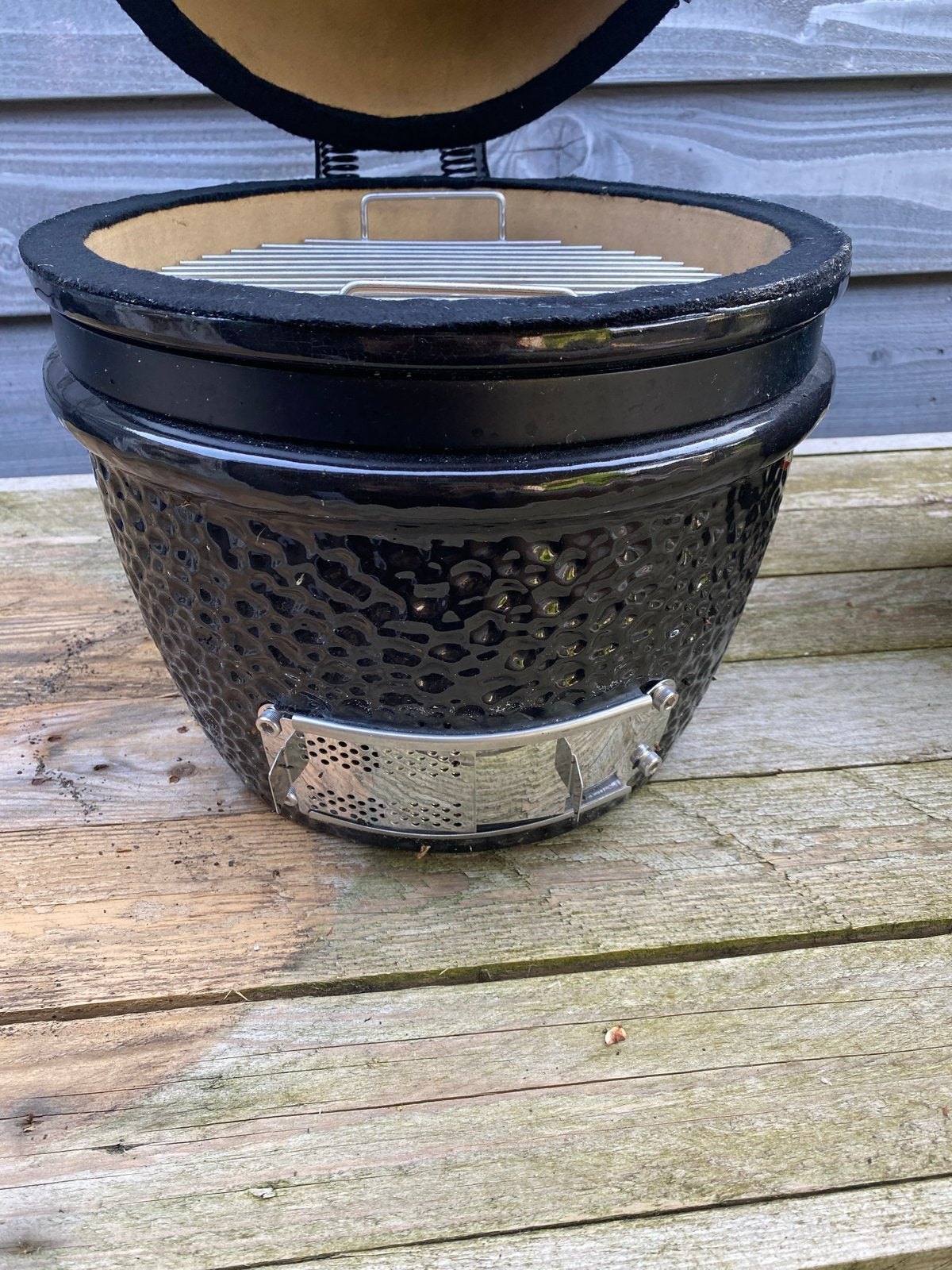 Compacte Kamado BBQ - Perfect voor Balkon of Tuin, Tuin en Terras, Ophalen, Zo goed als nieuw