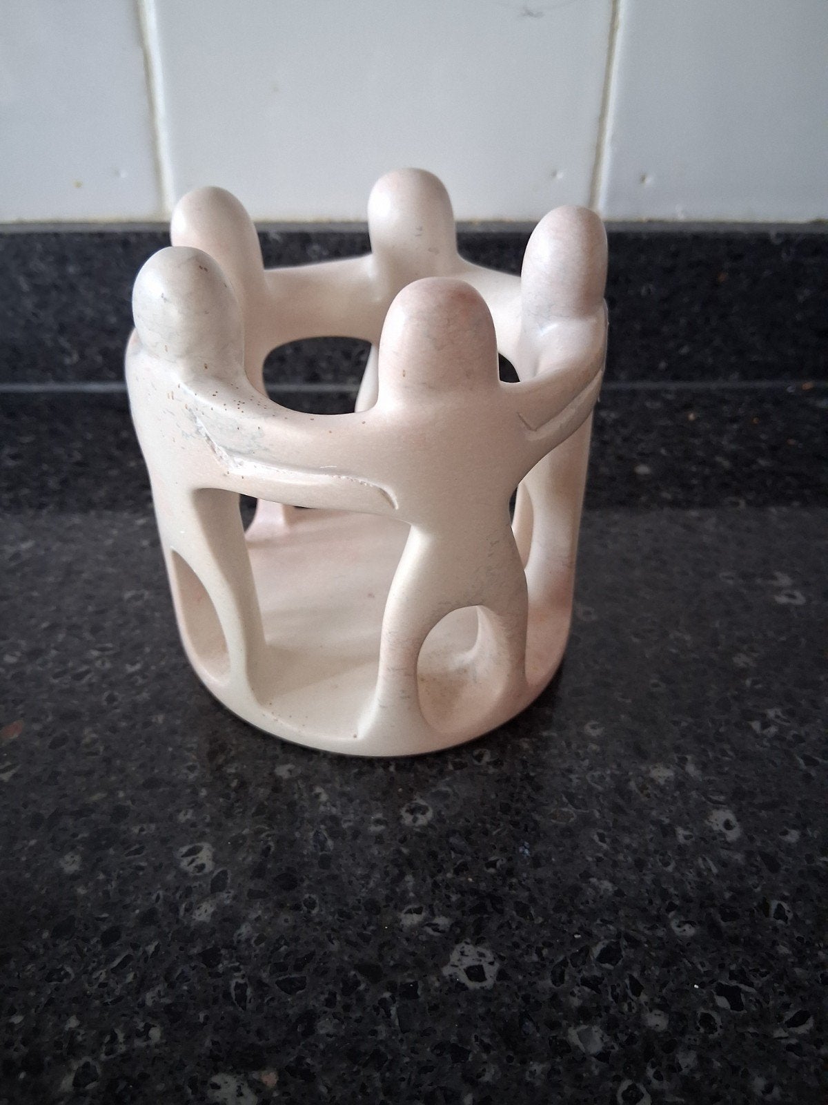 vriendenkring,  familie 5 personen beeldje, Ophalen of Verzenden, Zo goed als nieuw