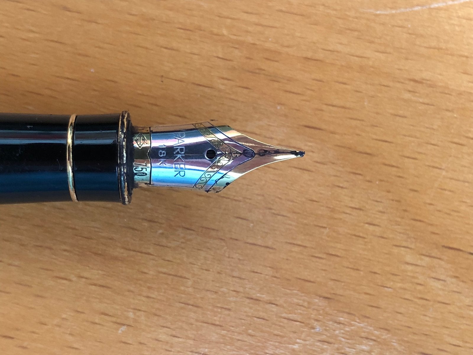 Zilveren Parker vulpen, Ophalen, Zo goed als nieuw, Vulpen, Parker