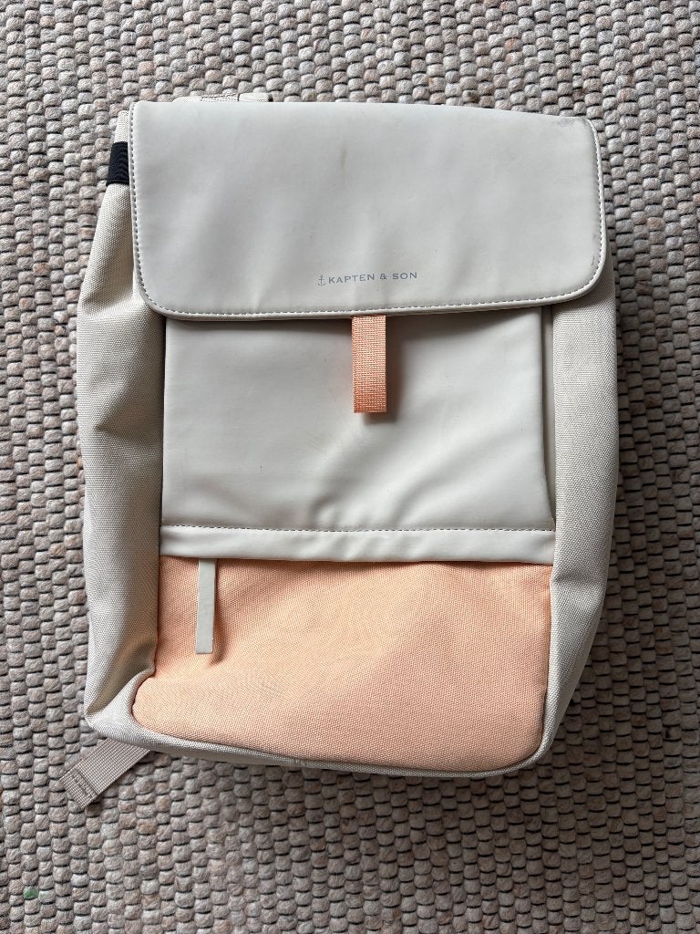 Rugtas Kapten&Son, Overige merken, Gebruikt, 25 tot 40 cm, Ophalen of Verzenden