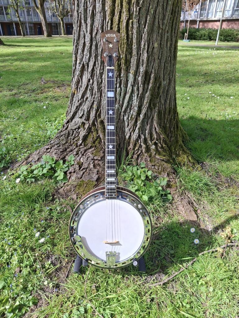 Vega Vegavox Plectrum Banjo., Muziek en Instrumenten, Snaarinstrumenten | Banjo's, Ophalen, Gebruikt, Overige typen