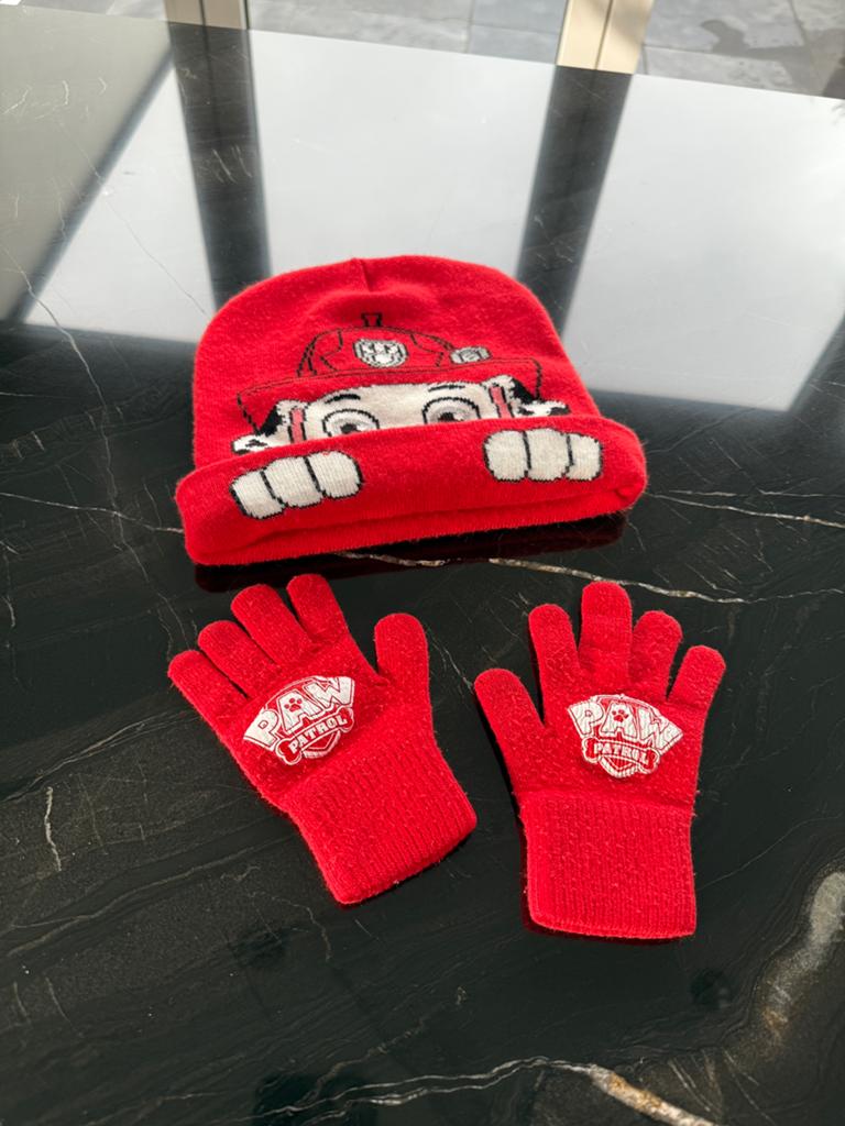 Paw patrol muts en handschoenen 4 jaar / 104cm, Kinderen en Baby's, Kinderkleding | Mutsen, Sjaals en Handschoenen, Jongen of Meisje