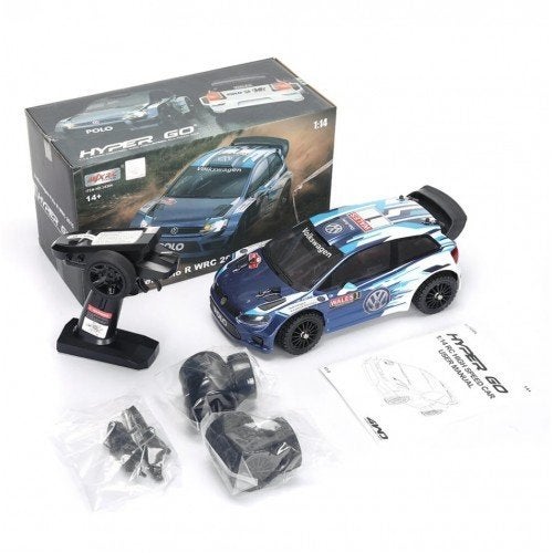4x4 Volkswagen Polo WRC drift gyro geheel incl accu en lader, Ophalen, ., Auto offroad, Nieuw