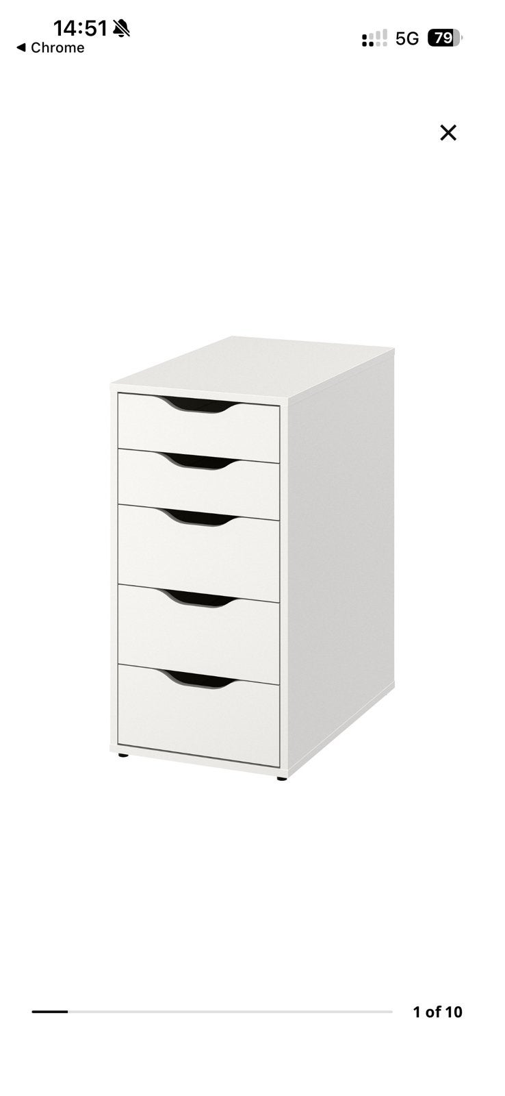 !GEZOCHT! Ikea ladeblok Alex, Ophalen, Minder dan 50 cm, 5 laden of meer, Zo goed als nieuw