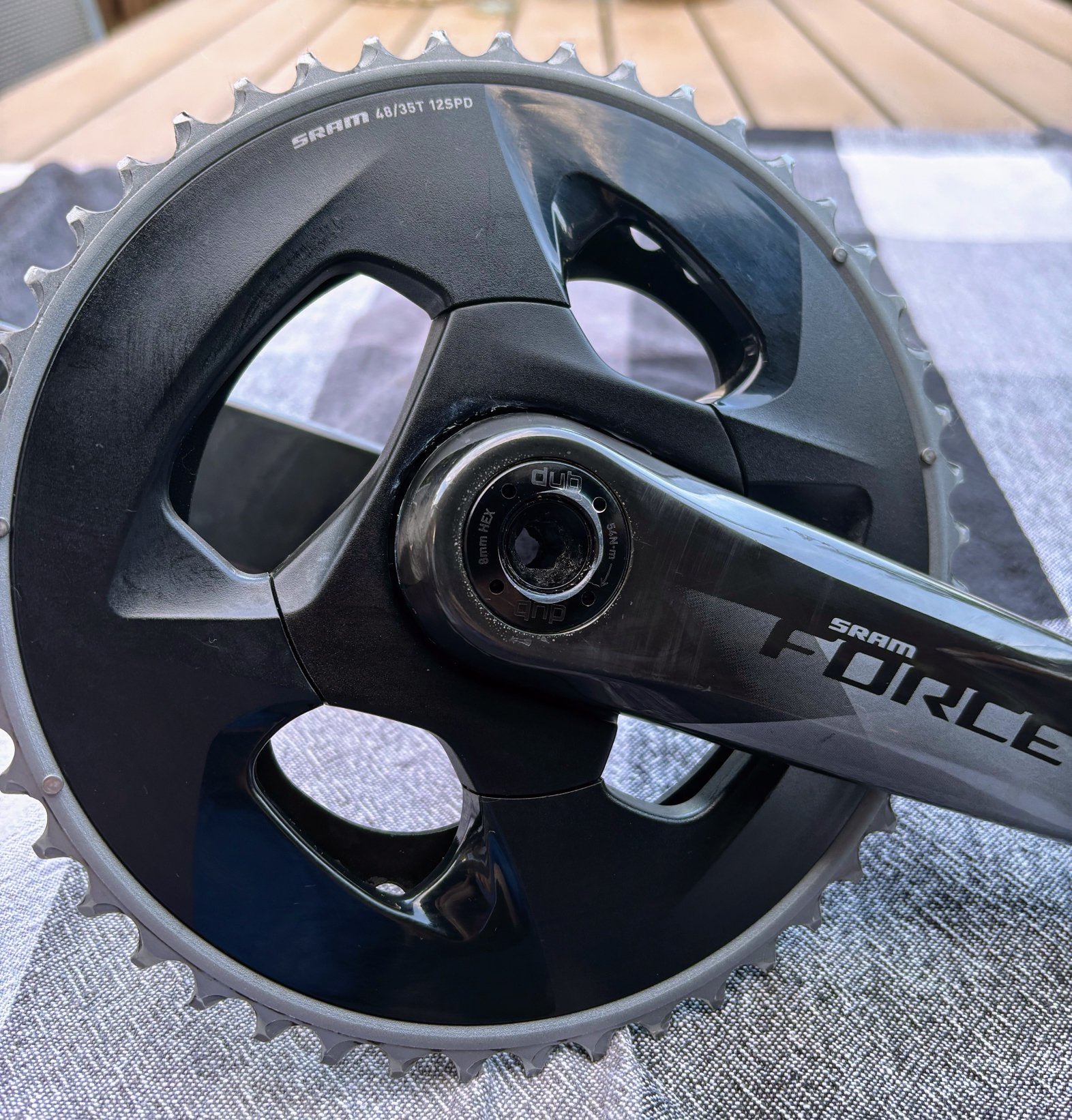 Sram Force dub crankstel 48/35, Ophalen, Zo goed als nieuw