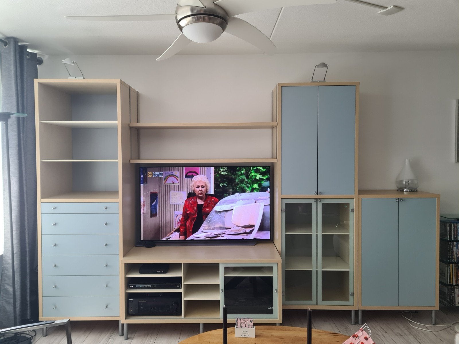 tv/audio wandmeubel, Verzenden, 25 tot 50 cm, Minder dan 150 cm, Minder dan 100 cm