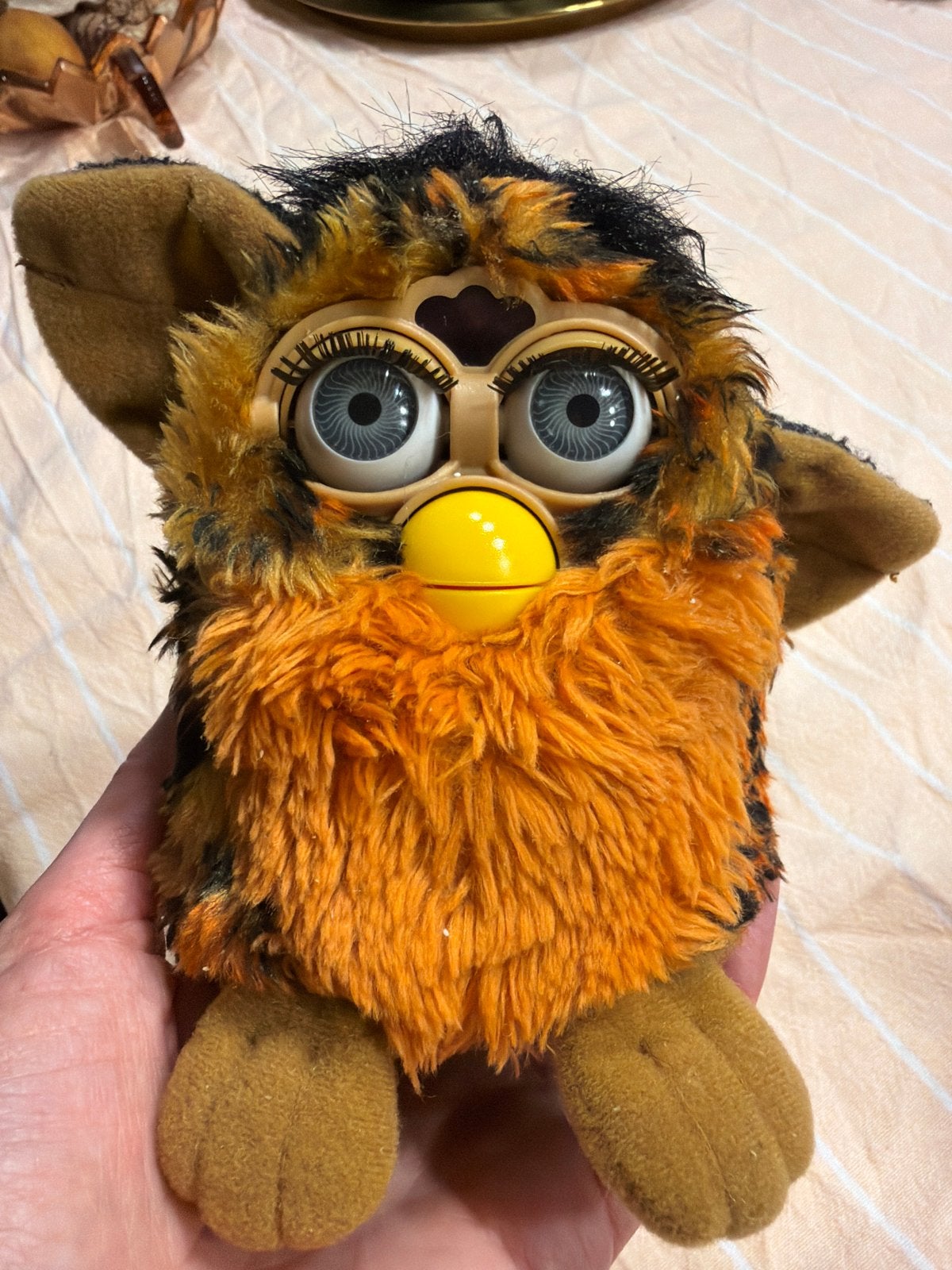 Vintage Furby Tijgerprint - Interactief Speelgoed, Ophalen of Verzenden