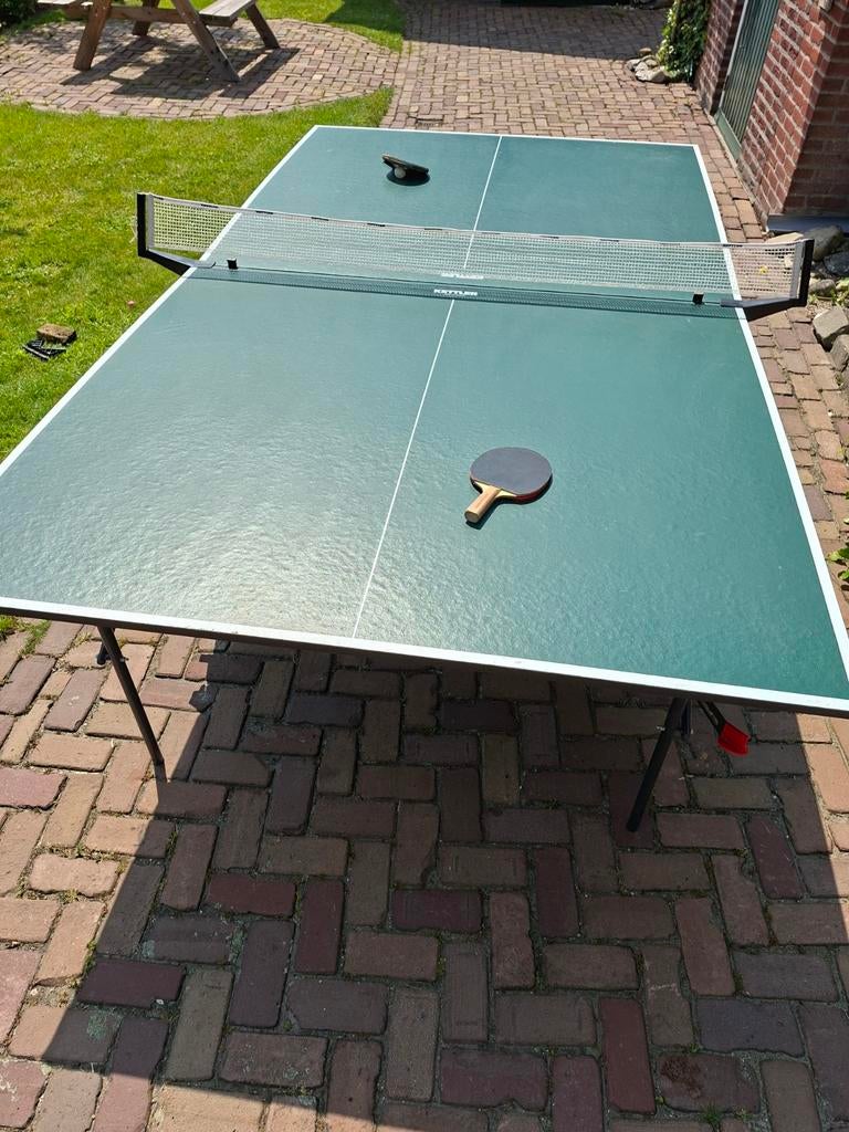 Kettler Tafeltennistafel  - Inklapbaar & Verrijdbaar, Sport en Fitness, Tafeltennis, Ophalen, Gebruikt, Tafel Indoor, Verrijdbaar