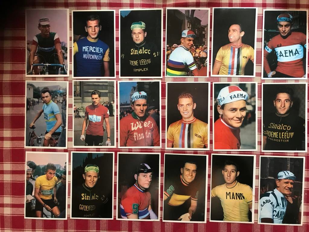 Vintage Wielren Plaatjes - Unieke Collectie, Verzamelen, Stickers, Ophalen, Gebruikt, Sport