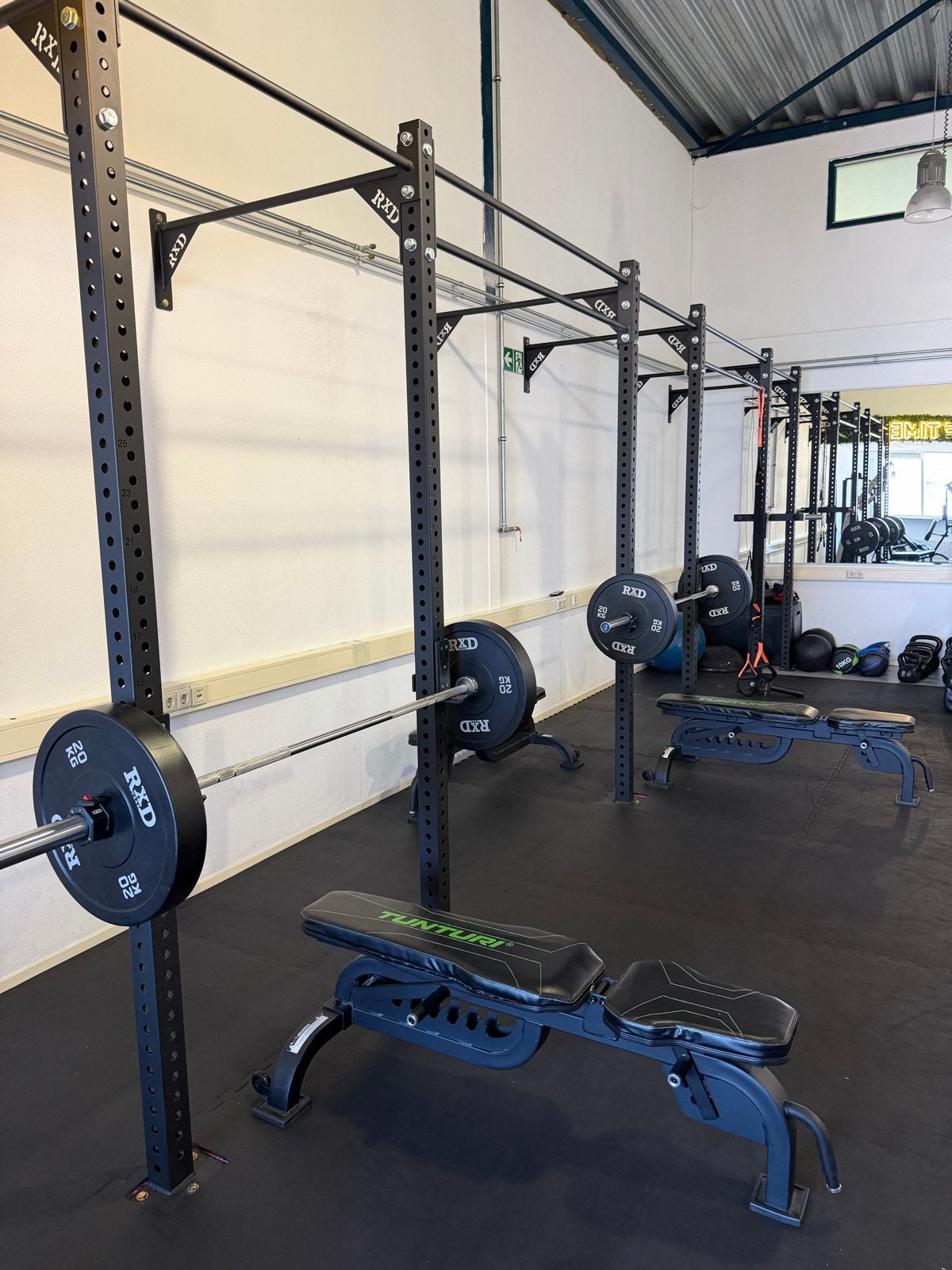 Complete fitnessinventaris - professionele gymapparaten, Sport en Fitness, Fitnessmaterialen, Ophalen, Gebruikt, Armen, Dumbbell
