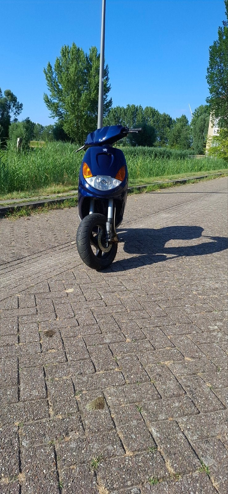 Peugeot Vivacity 2005 Geel Kenteken, Fietsen en Brommers, Scooters | Peugeot, Ophalen, Gebruikt, Maximaal 45 km/u, Benzine