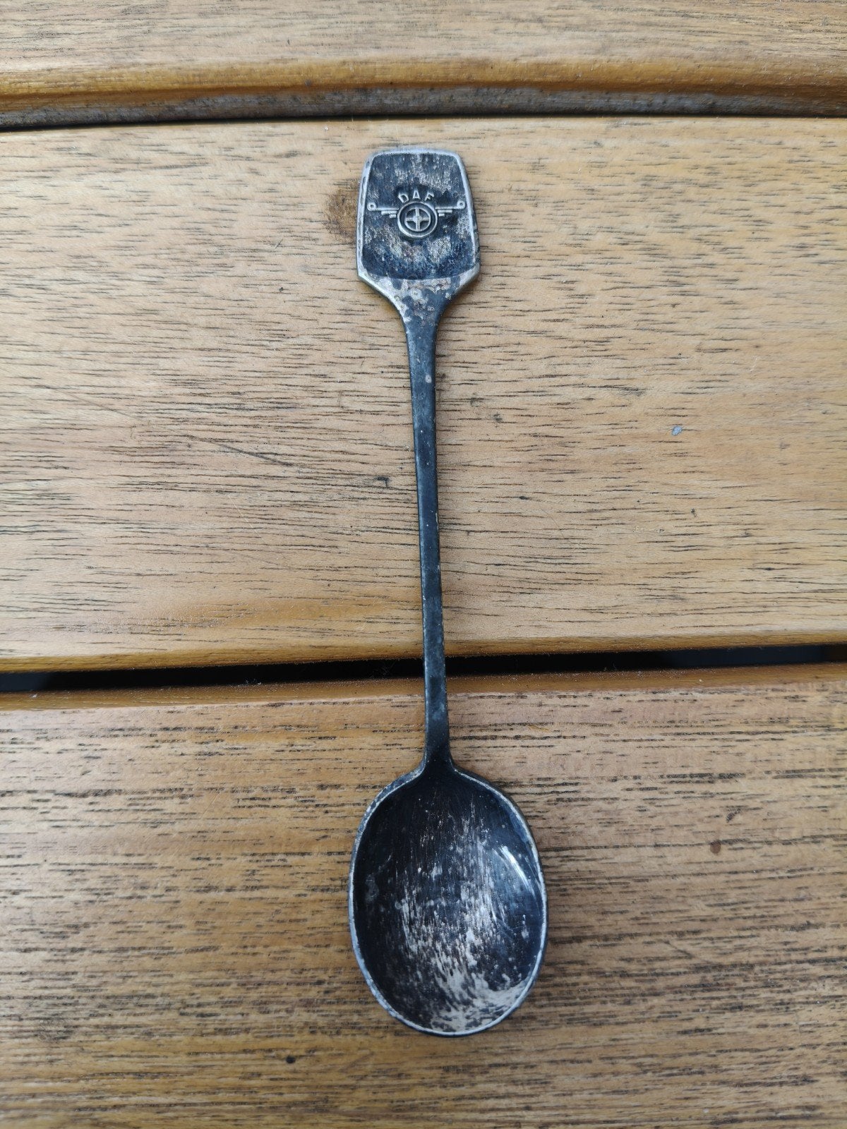 Zilveren DAF verzamellepel, Ophalen of Verzenden
