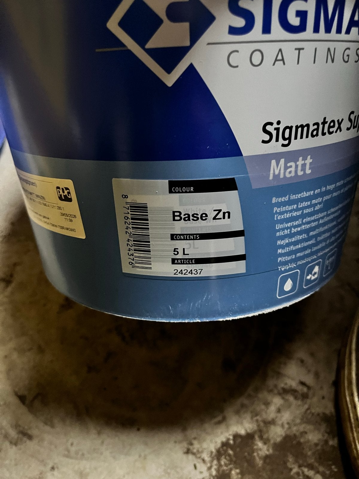 Sigma Sigmatex Superlatex Muurverf RAL 6001 Smaragdgroen, Nieuw, Ophalen of Verzenden, Verf, Minder dan 5 liter