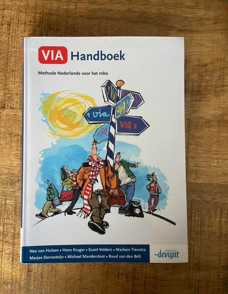 VIA Handboek Methode Nederlands voor het mbo, Ophalen, Alpha, Zo goed als nieuw, MBO