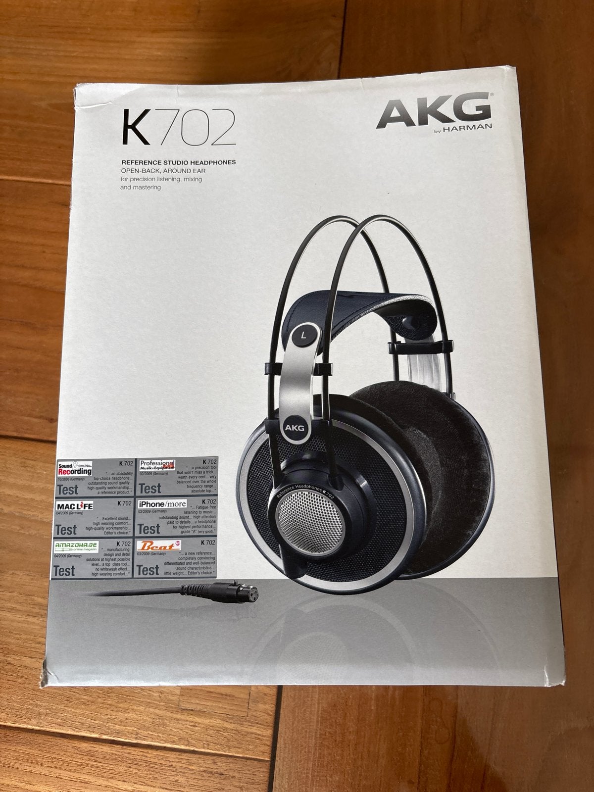 AKG K702 Referentie Studio Hoofdtelefoon - Zo goed als nieuw, Audio, Tv en Foto, AKG, Ophalen of Verzenden, Zo goed als nieuw